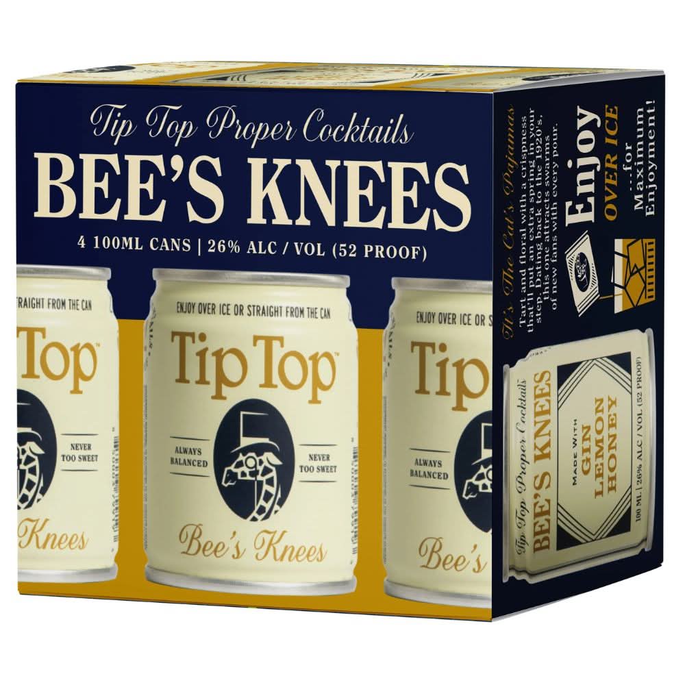 Tip Top Proper Bee's Knees Cocktail 8-Pack