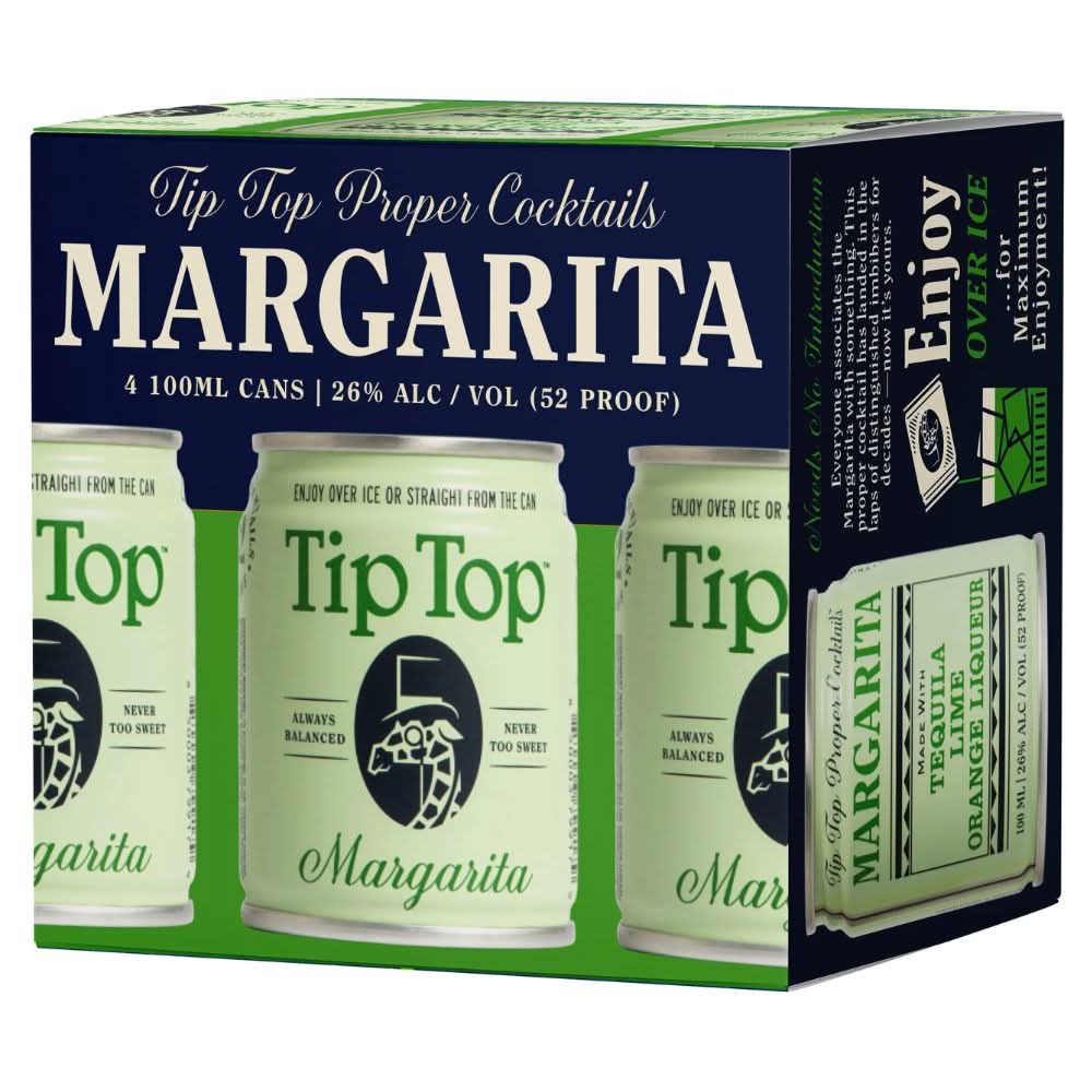 Tip Top Proper Margarita Cocktail 4-Pack