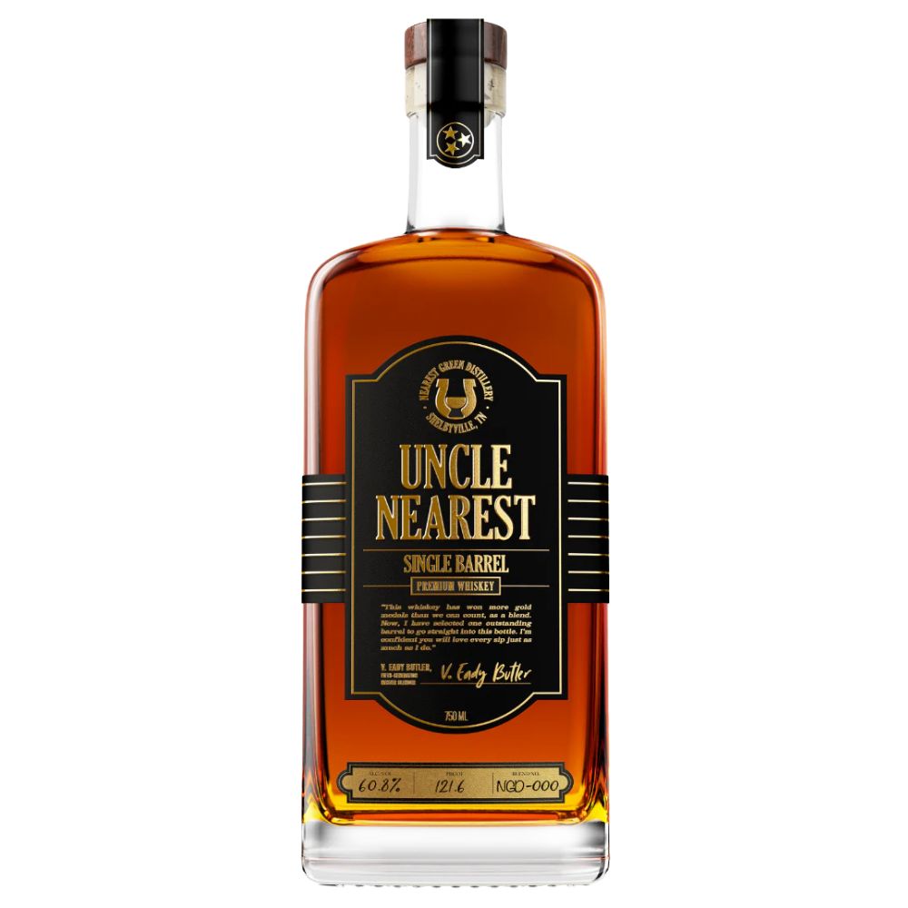 Uncle Nearest Single Barrel Bourbon Whiskey 750ml