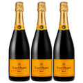 Veuve Clicquot Ponsardin Yellow Label Brut 750ml Bundle 3-Pack