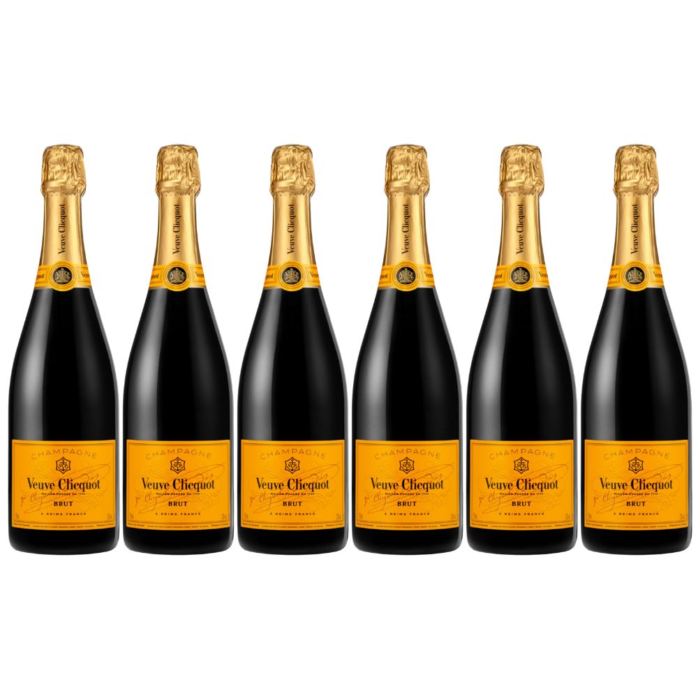 Veuve Clicquot Brut Yellow Label Champagne - 6 Pack