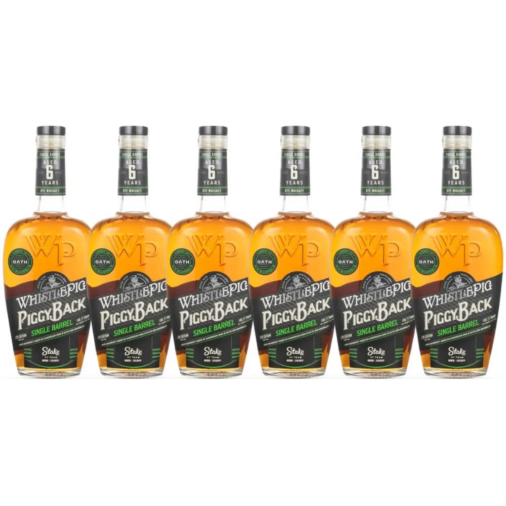 WhistlePig PiggyBack Stake F1 Team Kick Sauber 750ml Bundle 6 Pack