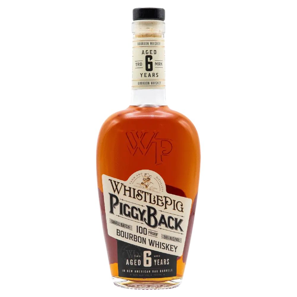 Whistlepig Piggyback 6 Year Old Bourbon Whiskey 750ml Bundle 3 Pack