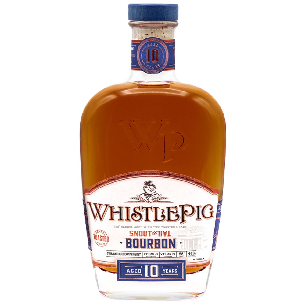 Whistlepig Snout to Tail 10 Year Old Bourbon Whiskey 750ml Bundle 12 Pack