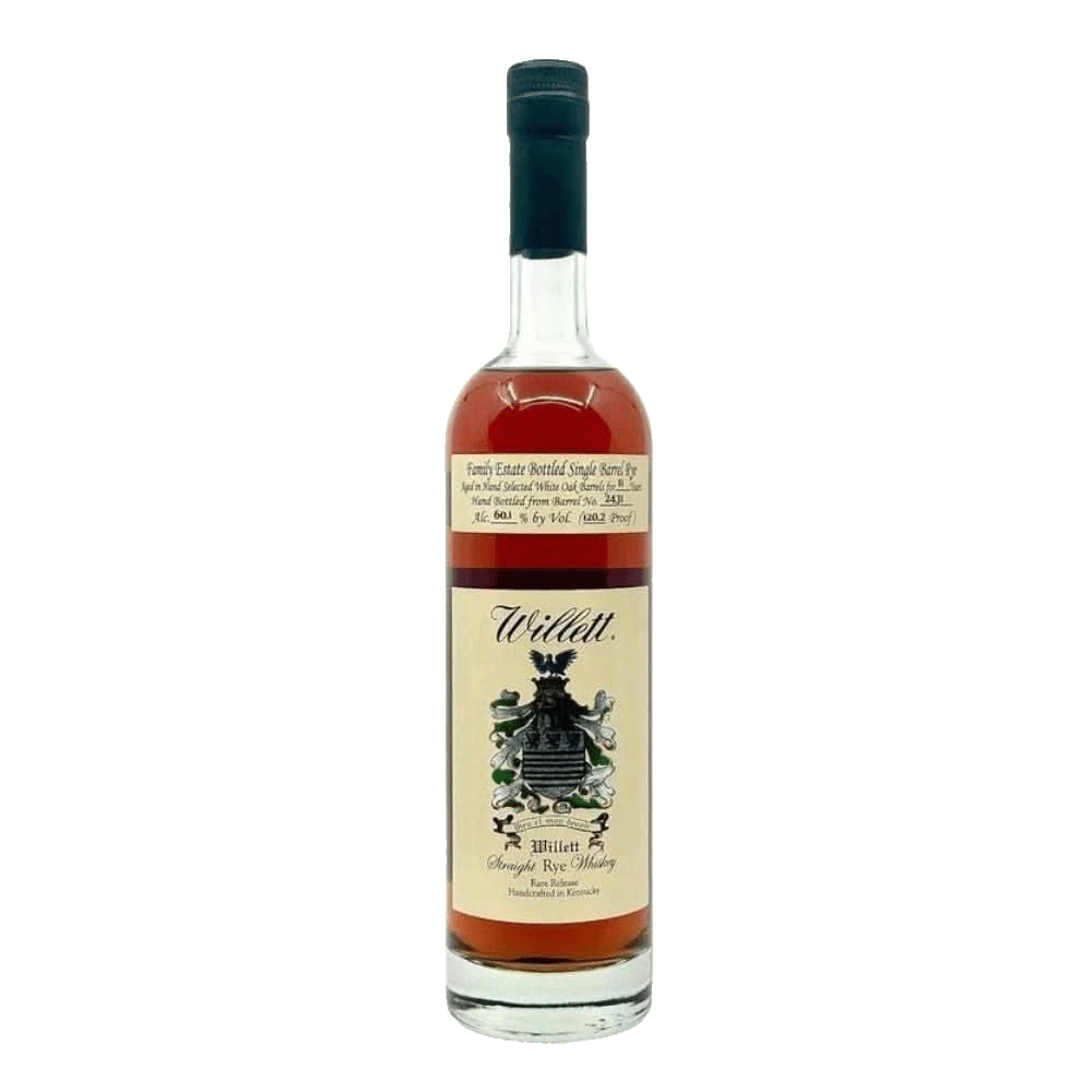 Willett Family Estate Bottled Single-Barrel Rare Release 11 Year Old Rye Here Rye Now Barrel #2431 Straight Rye Whiskey 750ml