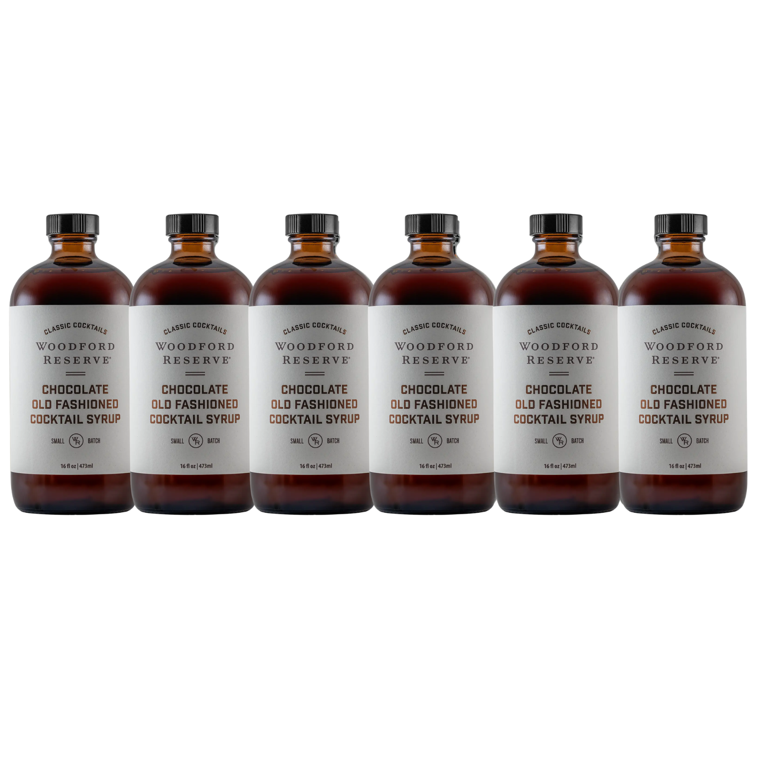 Woodford Reserve Chocolate Old Fashioned Cocktail Syrup 16-Oz 6-Pack